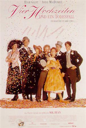 Four Weddings and a Funeral Poster