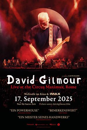 David Gilmour - Live at the Circus Maximus, Rome Poster