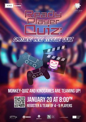 Ready Player Quiz: Gaming and Movie Quiz (Monkey-Quiz)